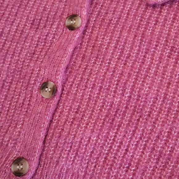 Zara Girls Outfit Pink Shimmer Cardigan & Houndstooth Skort Set Size 4 NWT - Picture 4 of 5